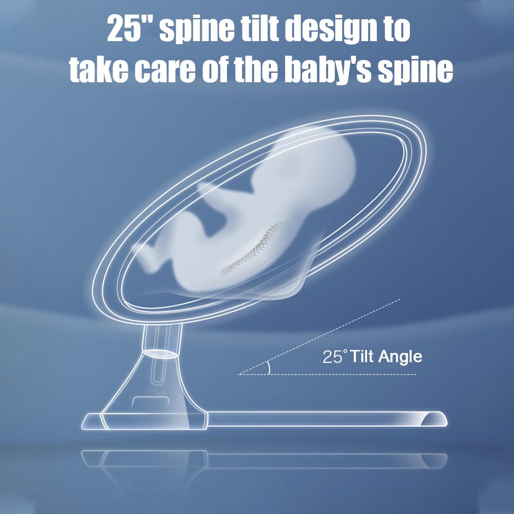 Электрические детские качели Kimbosmart, макс. 18 кг, люлька-качалка, кресло-качалка для младенцев