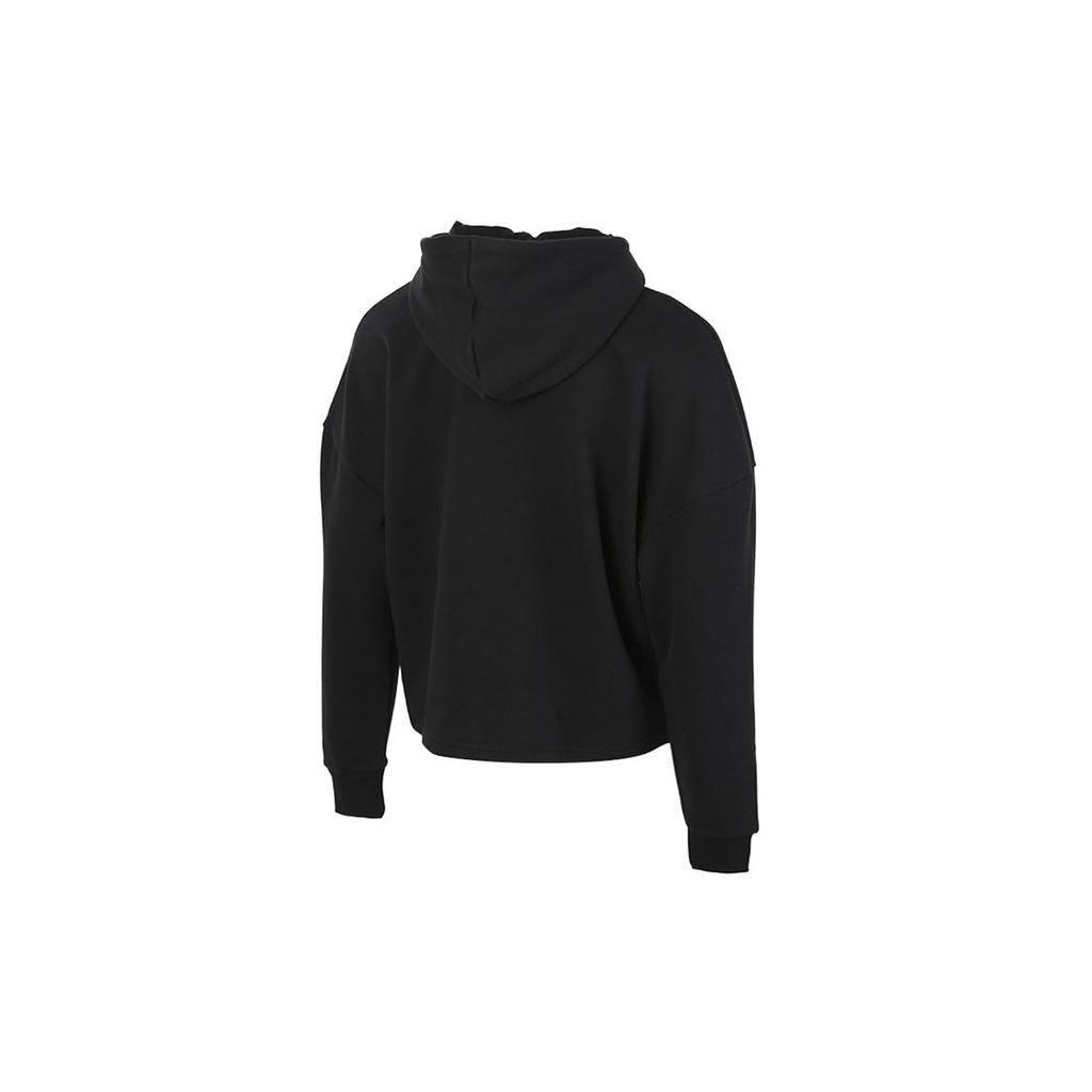 Puma Бархатный пуловер с капюшоном на флисовой подкладке Женские топы Черный 587148-01