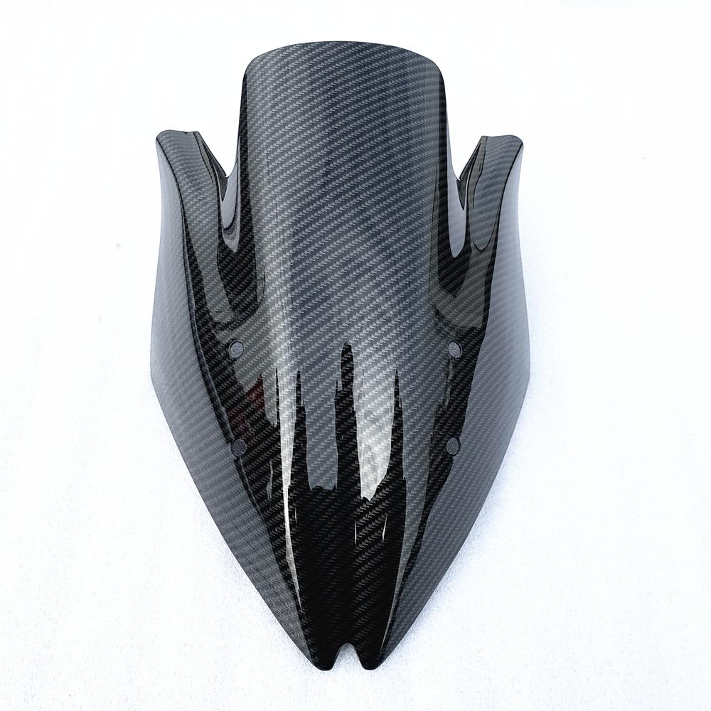 Лобовое стекло мотоцикла для Kawasaki Z1000 2007 2008 2009 Z 1000 z 1000 карбоновое лобовое стекло с двойным пузырем NINJA z1000 07 08