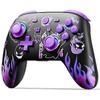Controller for Nintendo Switch/OLED/Lite, Wireless Pro Switch Controller with LED Joystick/Motion/Vibration