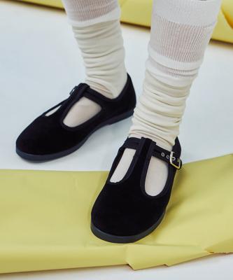 Victoria Shoes Mary Janes с Т-образным ремешком в стиле Кунг-фу (1080124-Черный)