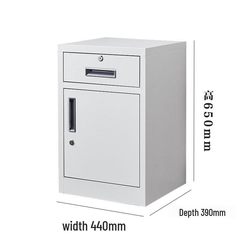 Steel Office Filing Cabinet - Under Desk Storage Drawer