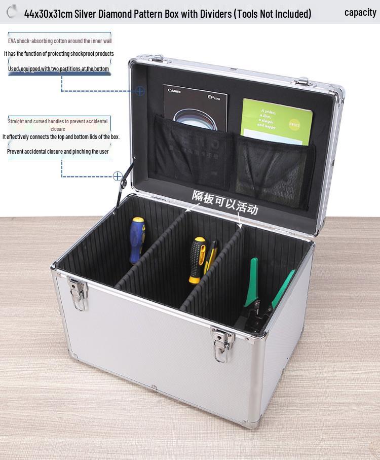 Large Multi-functional Aluminum Alloy Tool Case for Aircraft & Vehicle Maintenance