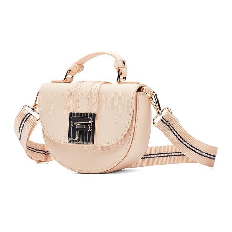 FILA Fashion Casual Polyurethane Crossbody Bag Convertible Handbag Women bags Beige F13W038121F-OR