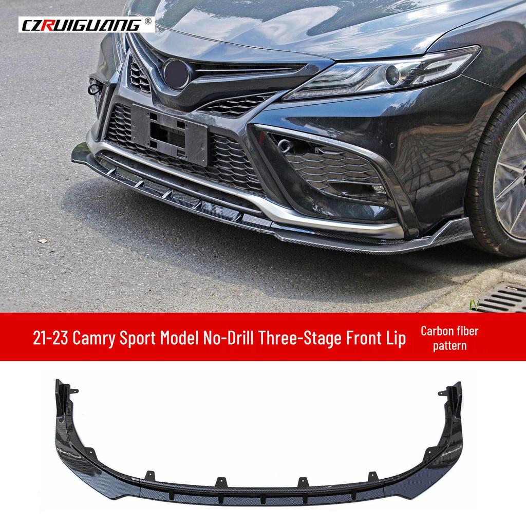 21-23 Toyota Camry Body Kit: Front Lip, Rear Corners, Top Spoiler, Side Skirts