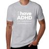 Men's T-Shirt I Have ADHD Let’s Both Pretend I’m Listening To You Attention Deficit HyperActive Disorder Anime Figures Tees Tops