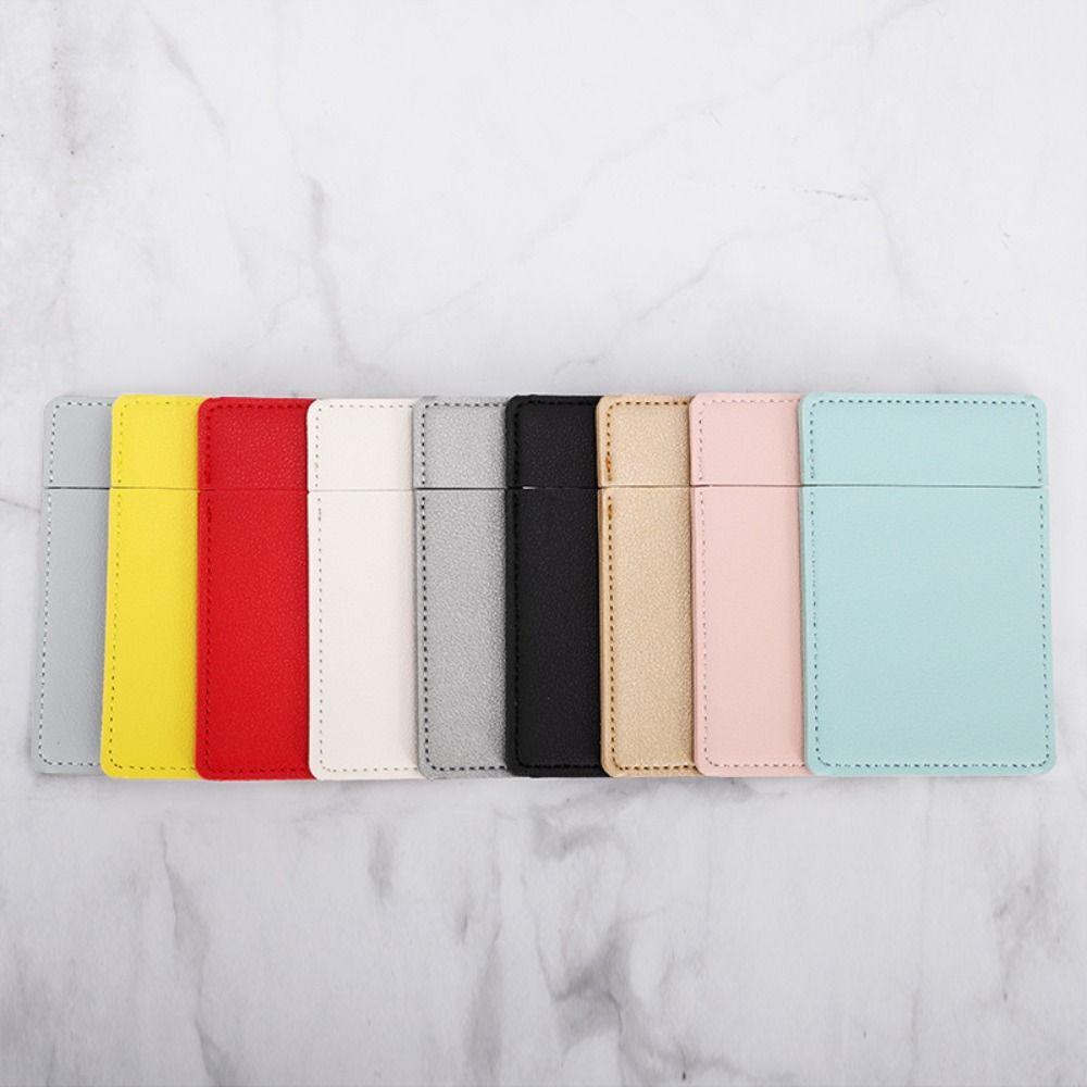 Карманное зеркало из искусственной кожи, косметические инструменты, маленькое зеркало, высококачественное зеркало для макияжа