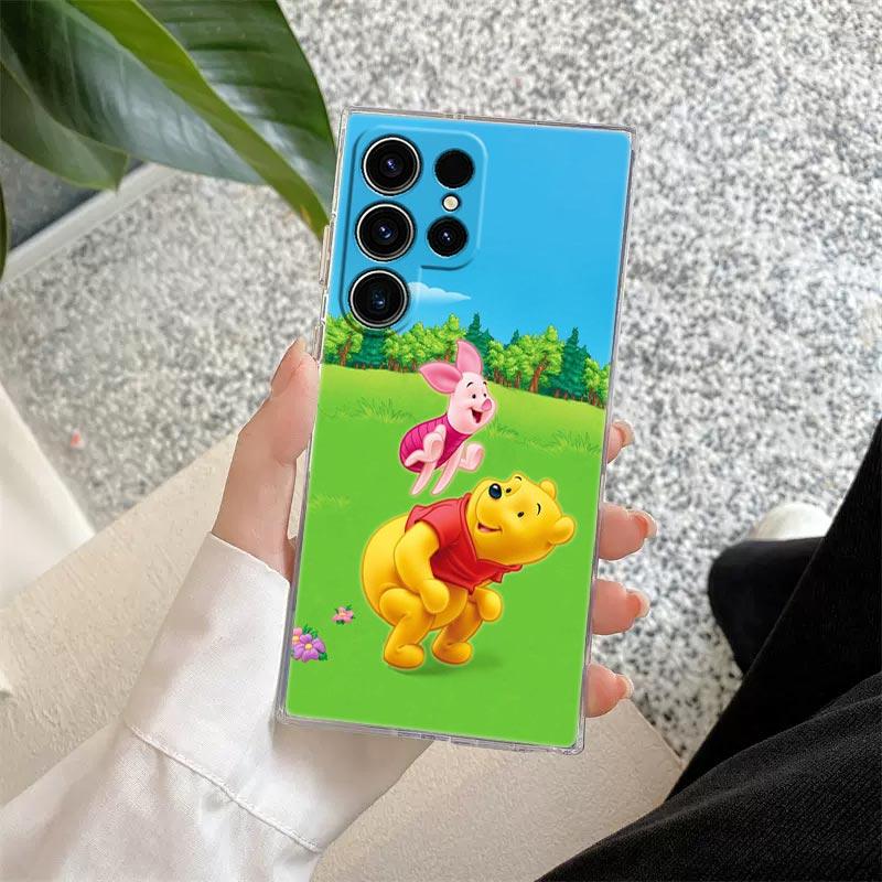 Винни-Пух Тигра Иа-Иа Пятачок Природа Прозрачный Чехол Для Samsung Galaxy S26 S25 Ultra S24 S22 S26 Plus S20 S23 S21 FE Чехол
