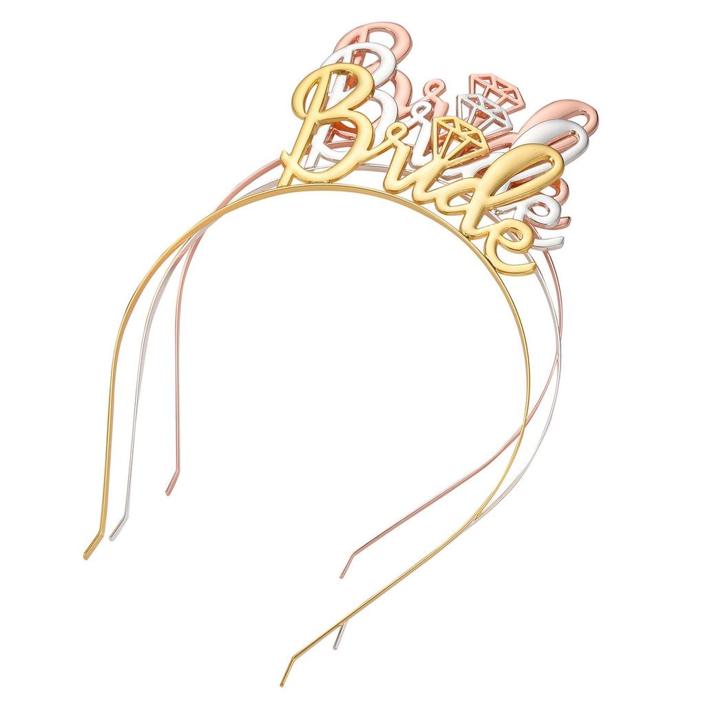 Kashitong European & American Bridal Crown Headband - Wedding & Festival Hair Accessory