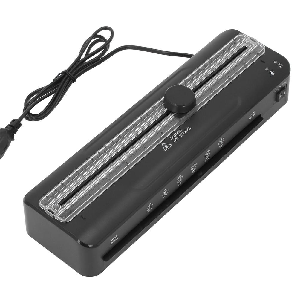 Компактный ламинатор формата А4 с масштабным резаком для ламинирования фотодокументов, меню, чертежей, скорость 320 мм/мин