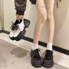 Designer Mixed Colors Women Sneakers New  Woman PU Leather Thick Sole Casual Shoes Ladies Platform Loafers Zapatos 2024