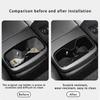 Car Water Cup Holder Accessories Center Console Armrest Box Rear Cup Holder Drinks Holder Storage Case For Kia EV9 2025-2025