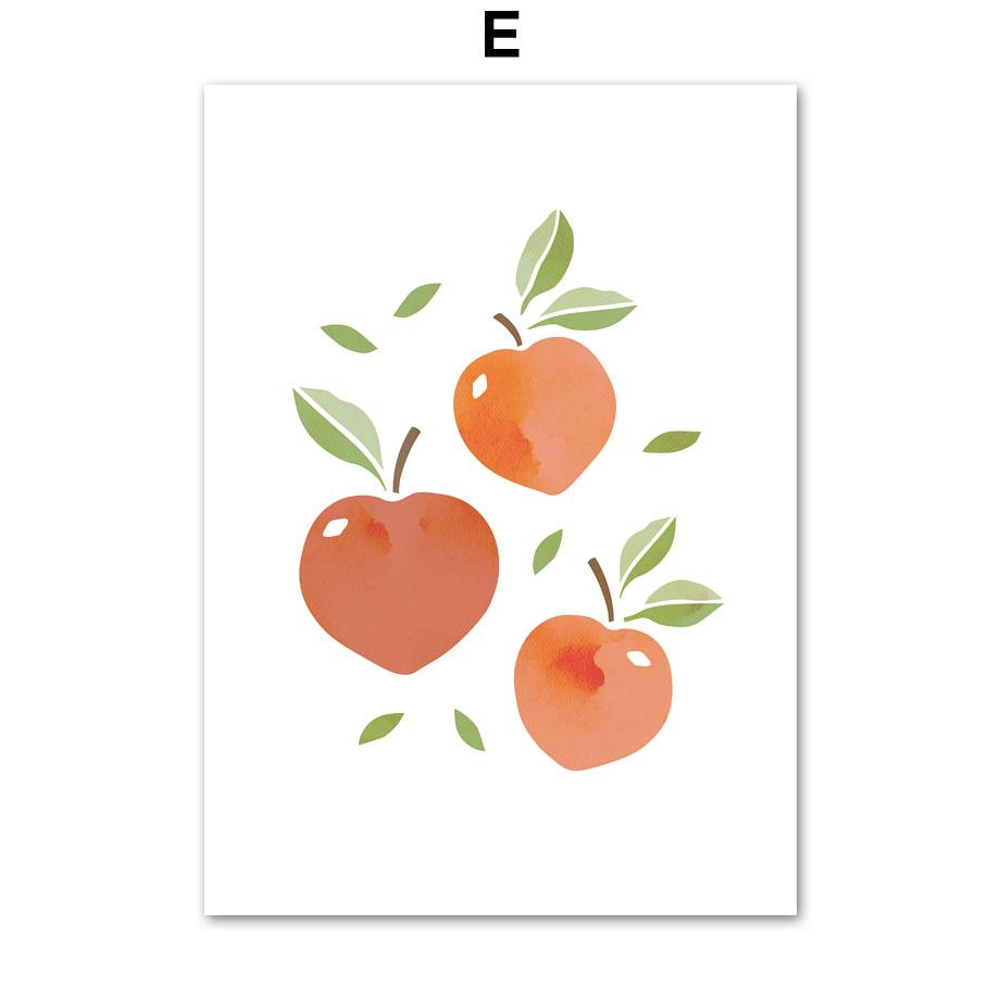 Цветочный рынок Подсолнух Апельсин Персик Ваза Абстракция Бохо Постер Печать Холст Картина Скандинавское настенное искусство Гостиная Домашний декор