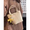 Custom high-end bag women's 2025 autumn new fashionable work handbag texture versatile crossbody bucket bag