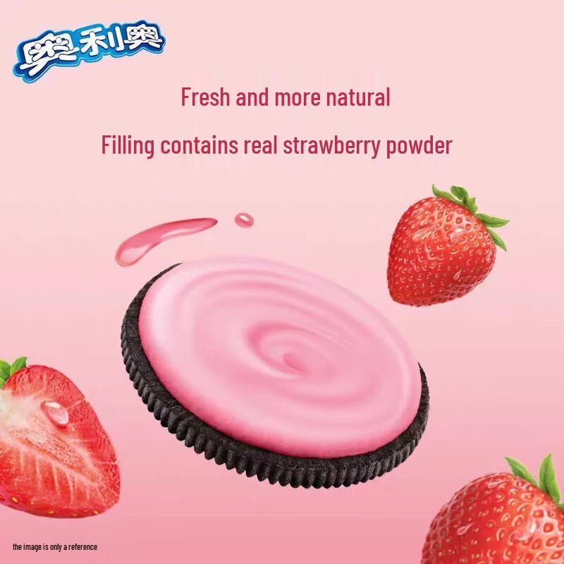 Oreo Клубничное Крем-Сэндвич Печенье