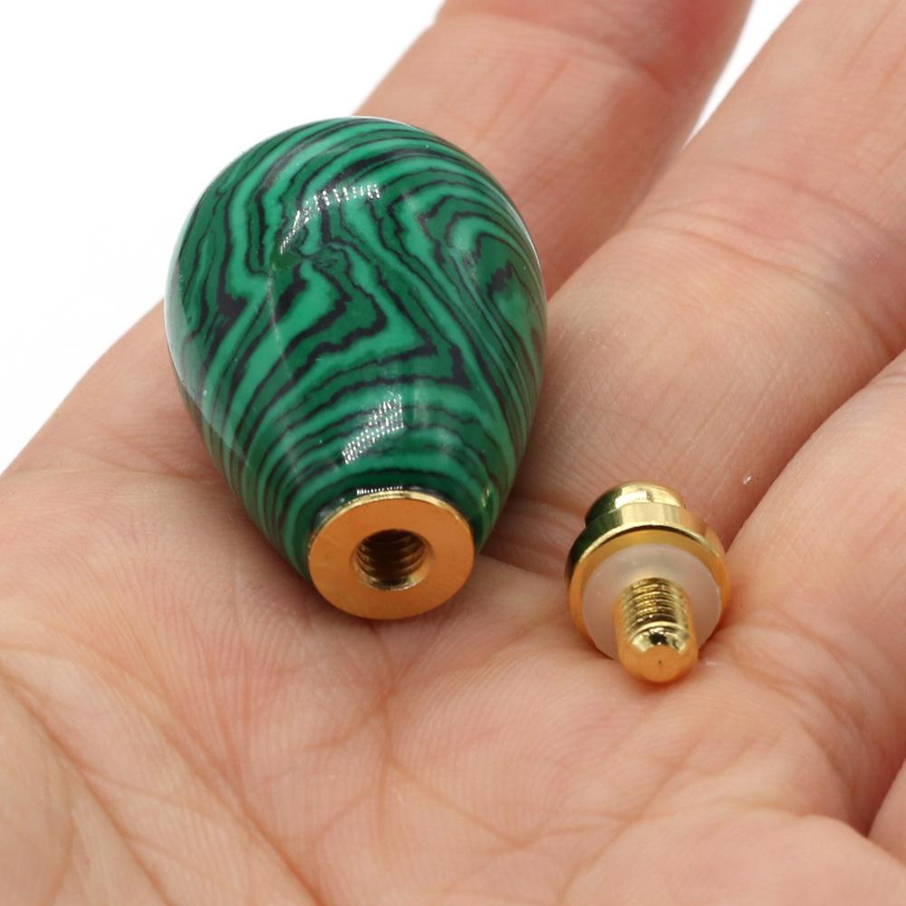 Оригинальный флакон для духов с закручивающейся крышкой из натурального камня