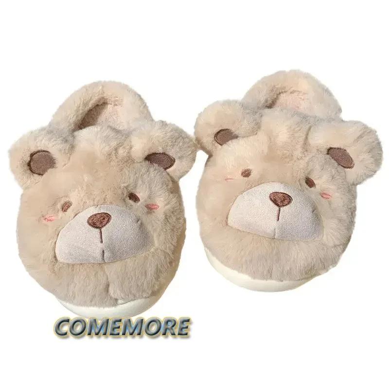 2025 зимние тапочки для улицы, водонепроницаемые, теплые, домашние тапочки, женские, нескользящие, домашняя обувь, обувь на платформе, термобелье, удобные