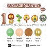 45pcs Jungle Animal Theme Balloon Chocolate Number Balloon Set Cartoon Animal Festival Supplies Childrens Birthday Party Decorat