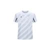 Simple Logo Print Daily Fitness Cycling Short Sleeve T-Shirt Unisex Tops White 24500504-100