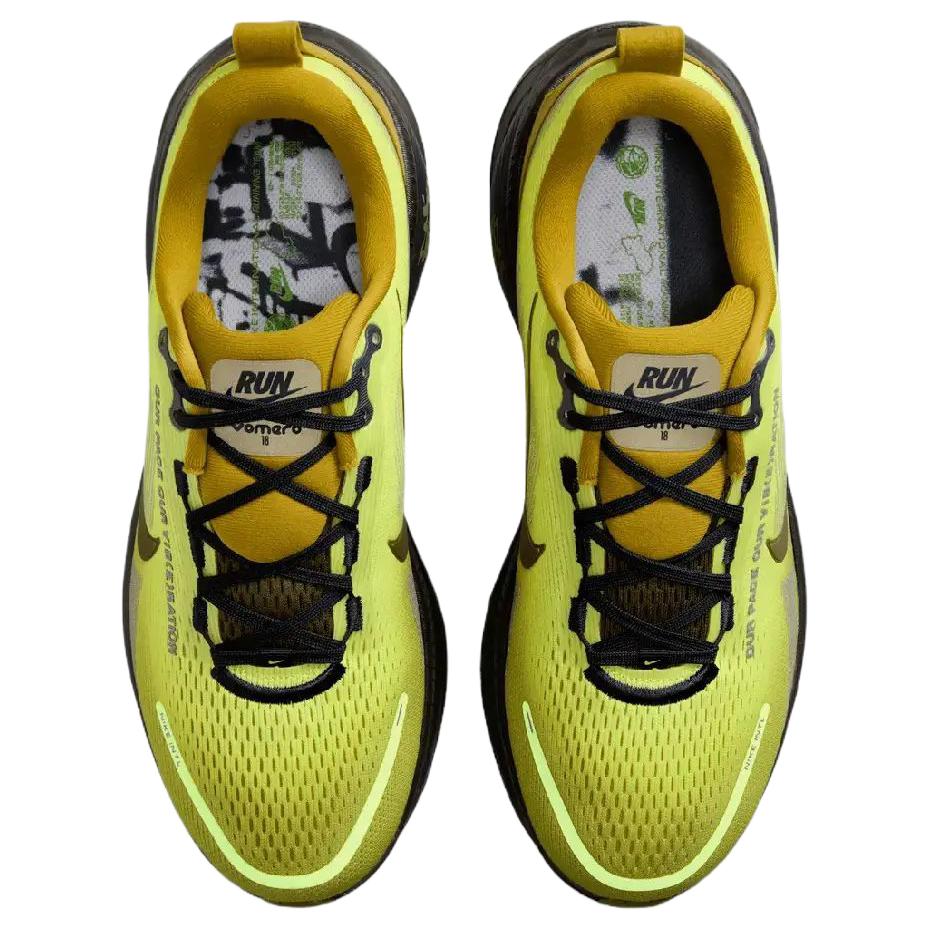Nike Vomero 18 SE Comfortable Classic Breathable Support Running Shoes Men sneaker Fluorescent-Yellow IQ3413-704