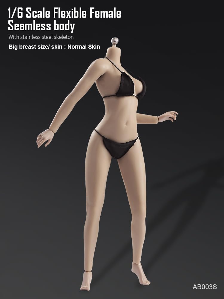 Игрушки Хобби масштабная фигурка ANT AB003S нормальная кожа супер гибкое бесшовное тело большой бюст без одежды женское тело и [TOYBARJAPAN] 1/6