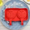 New Home Made DIY Silicone Ice Cream Mold Frozen Ice Popsicles Mould DIY Cartoon Ice Cream Maker