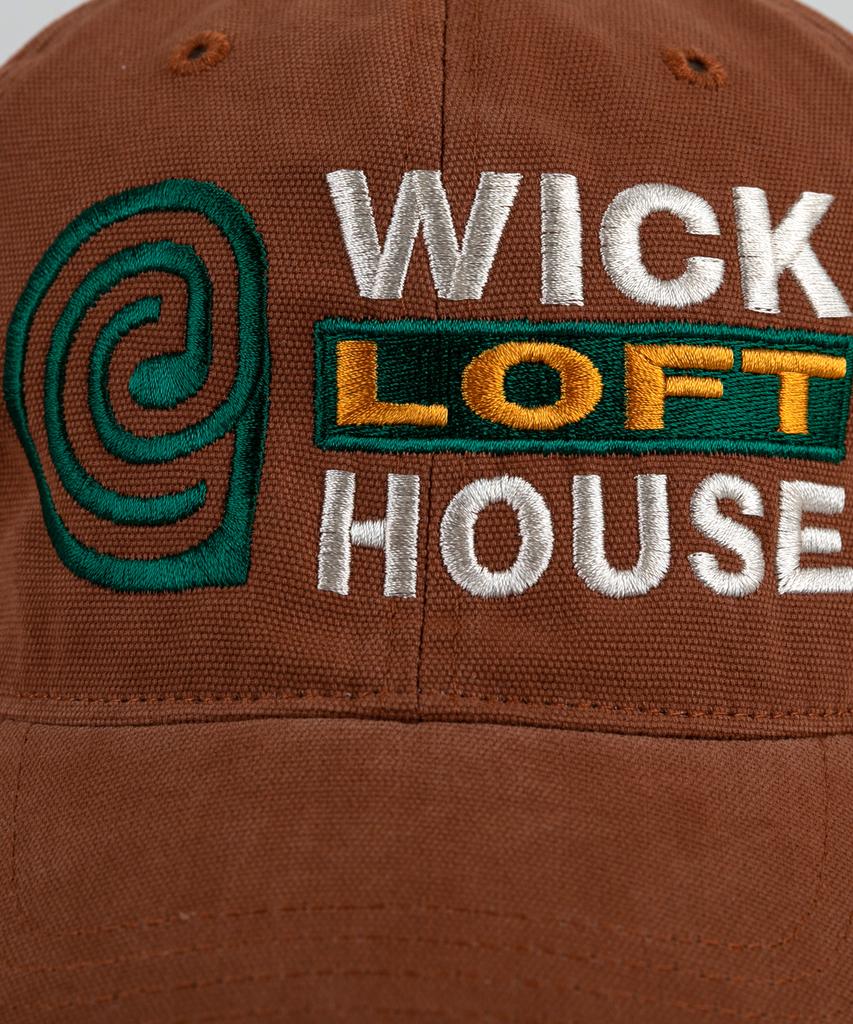 Кепка-бейсболка Wig E Loft House из парусины - Светло-коричневая