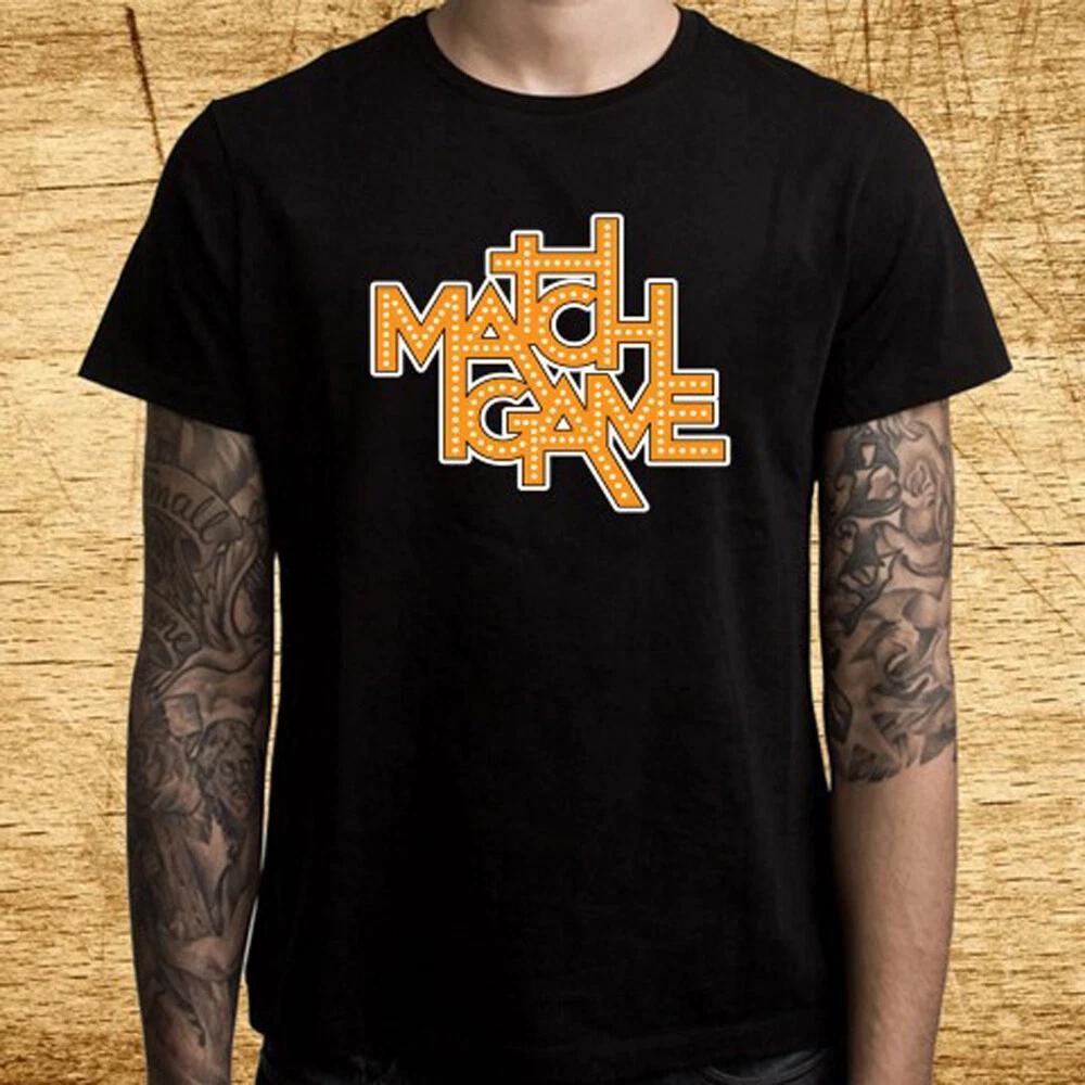 Match Game Show Men's Black T-Shirt Tee Top Unisex