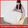 Home Decoration 3D Brick Wall Sticker Self-adhesive Wallpaper DIY Wall Decor for Kitchen Kids Room Bedroom Decor