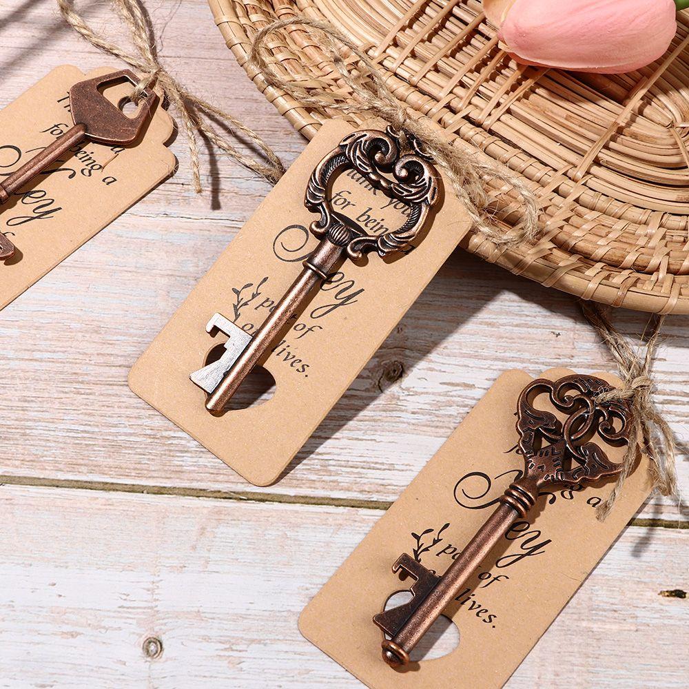 Vintage Festival Souvenir Gift Beer Opener Key Bottle Opener Wine Keychain Souvenir Wedding Decor