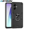 KEYSION Противоударный бронированный чехол для Infinix Smart 10 Силикон+ПК Металлическая подставка-кольцо Задняя крышка телефона для для TECNO Spark Go 2 Pop 10