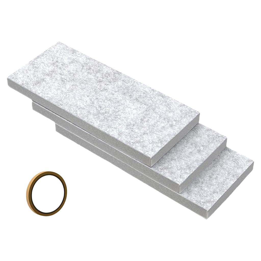 Набор из 3 пенопластовых изоляционных панелей для окон кондиционера с клеем для герметизации кондиционера, набор для шумоподавления