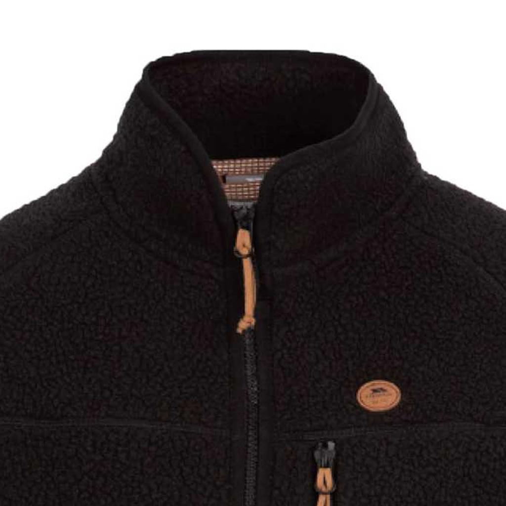 TRESPASS Womens/Ladies Quake Leather Trim Fleece Jacket