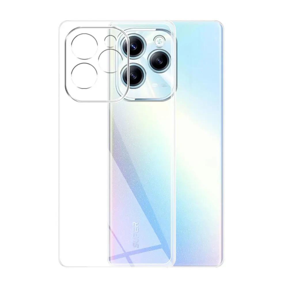 Для Infinix Hot 40 Чехол Задняя Крышка Прозрачный Силиконовый Мягкий Чехол TPU Для Infinix Hot 40 Pro Бампер Коке Для Infinix Hot 40i Fundas