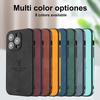 Винтажный кожаный чехол с оленем из овечьей кожи для iPhone 15 14 13 12 11 Pro Max 15Pro 14Pro 13Pro, полное покрытие для Magsafe с беспроводной зарядкой