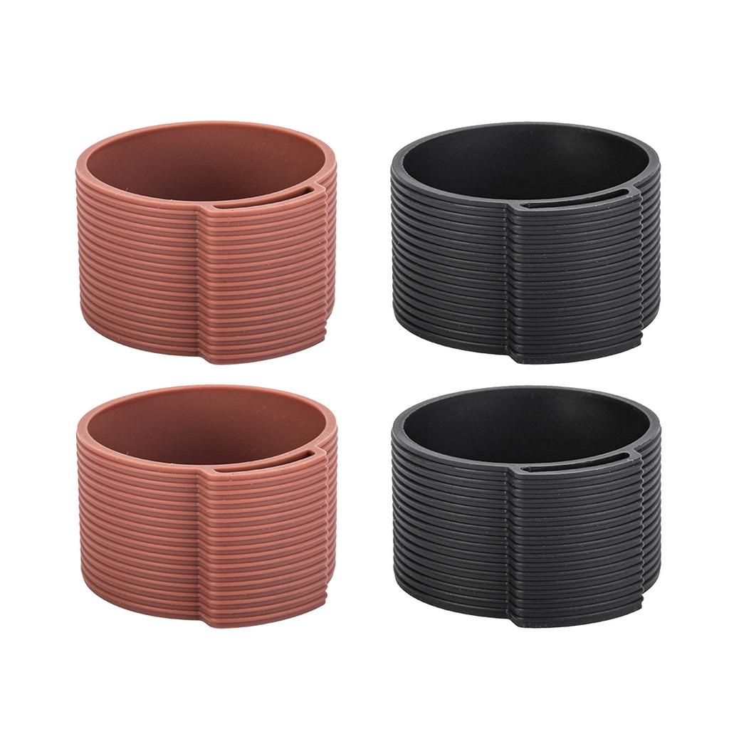 2Pcs Manual Coffee Bean Grinders Hand Crank Mill Grind Silicone Sleeve Household Manual Coffee Machine Accessories