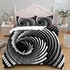 Комплект постельного белья Space Tunnel 3D King Queen Double Full Twin Single Size Duvet Cover Pillow Case Friends Bed Set