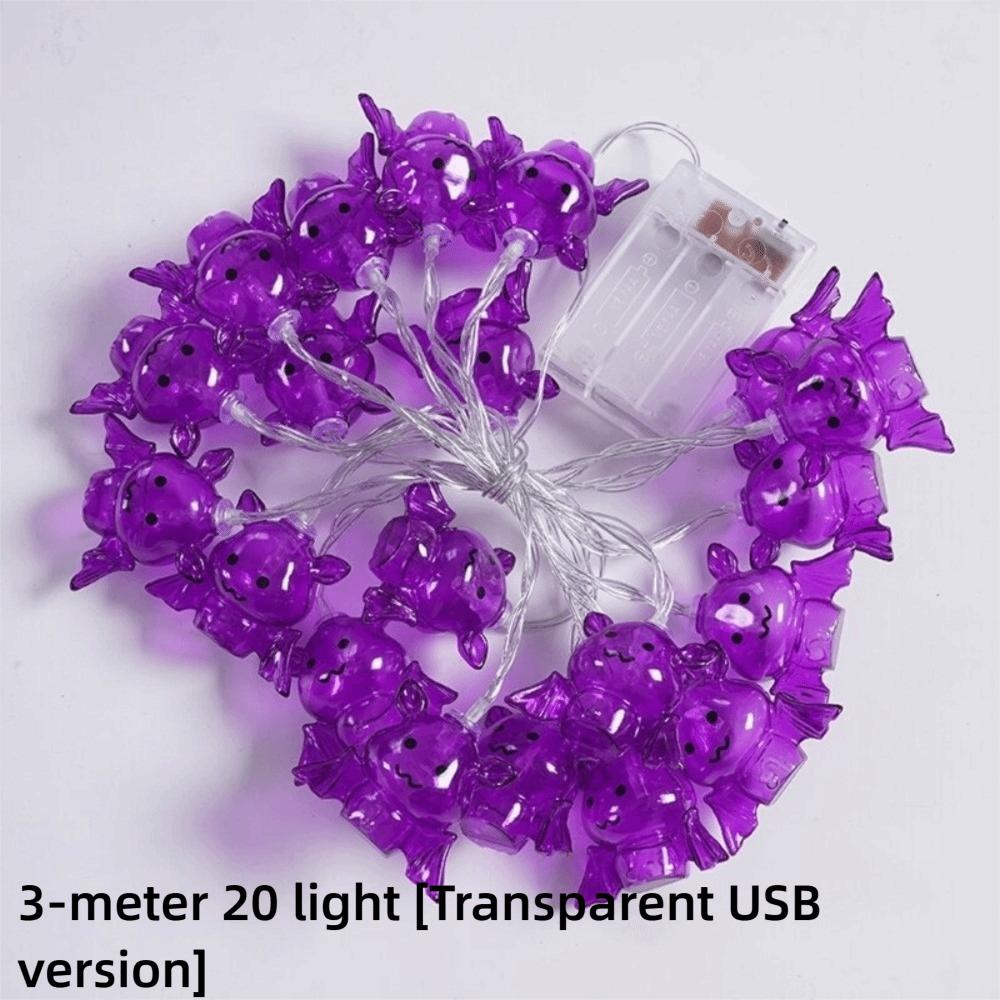 Halloween Themed LED Halloween String Lights Spider Shaped LED String Lights  Indoor Display
