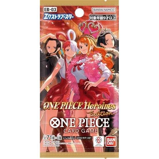 Bandai ONE PIECE Карточная игра Дополнительный бустер Издание ГероиньEB-03