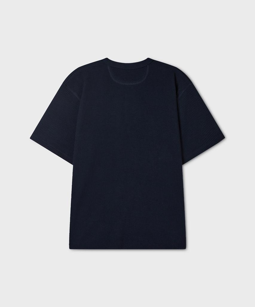 Футболка-henley с коротким рукавом Waffle от WHO.A.U / Whrag3791U