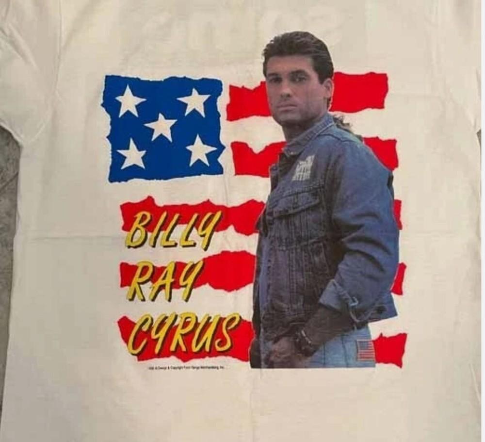 Billy Ray Cyrus Vintage Tee Shirt - 1992 Never Worn White All Size Shirt
