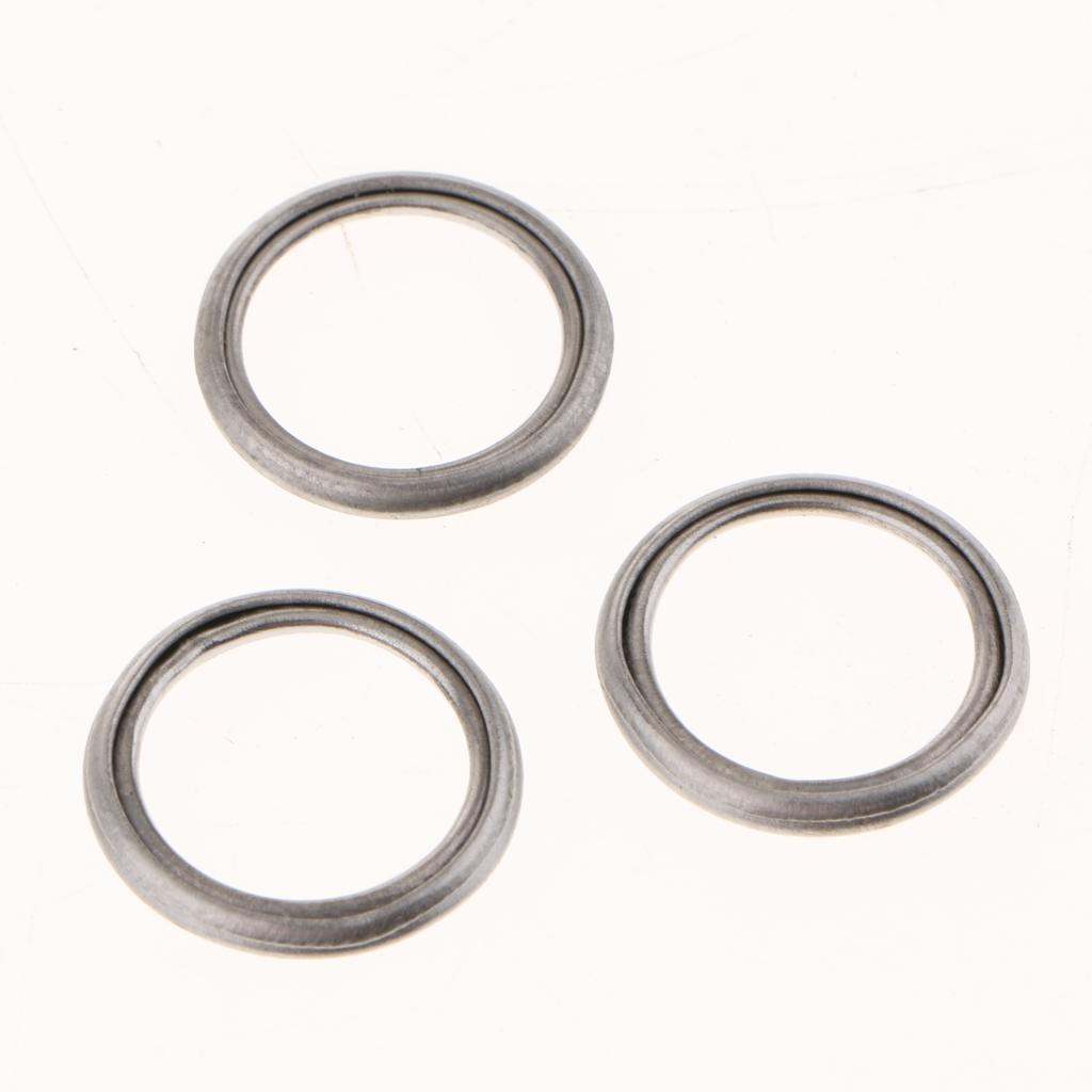 Oil Drain Plug Gaskets Washer Assortment Stainless Iron Seal for Car Oil Pan Tight Fit Replacement