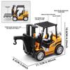 1:24 Scale Forklift Model Car Diecast Metal Engineering Vehicle Models  For Children