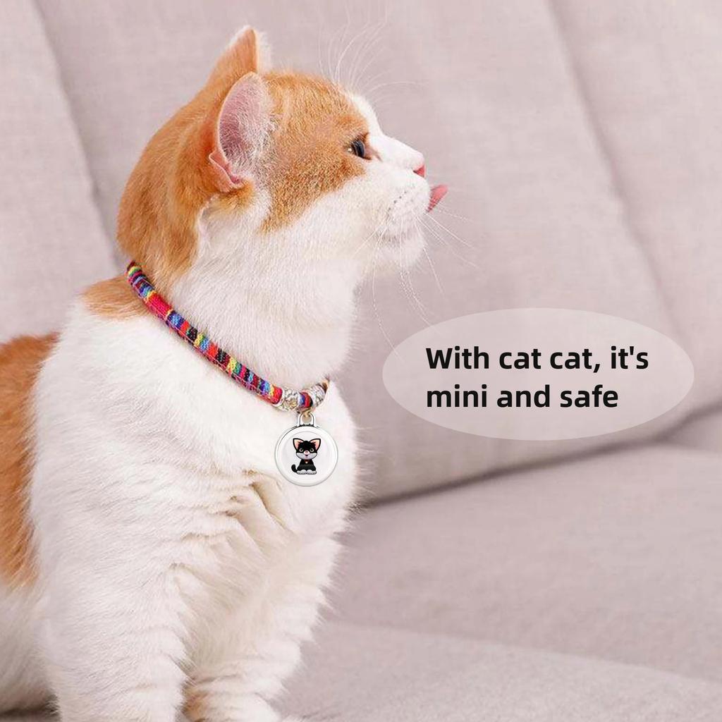 Bluetooth-Compatible Waterproof GPS Tracker for Dogs and Cats - Pet Anti-Lost Real-Time Tracking Smart Wearable Collar Locator