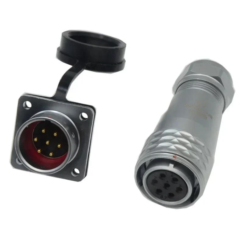WEIPU SF20 SF2010/S SF2013/P SF2012/P IP67 2 3 4 5 6 7 8 9 12 15 Pin M20 Aviation Connector Female plug Male socket Panel Mount