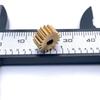 Solar Powered Car 10-25 Teeth Gear Robot Joint Micro Robotic Arm M0.5 D-Hole Copper Spur Motor Gear for Educational Technology