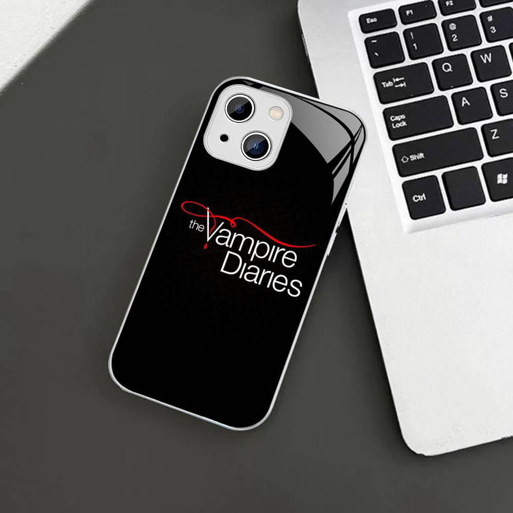 Дневники вампира ТВ Для IPhone 14 13 12 Mini 11 Pro XS Max X XR 14 Plus Закаленное стекло Чехол