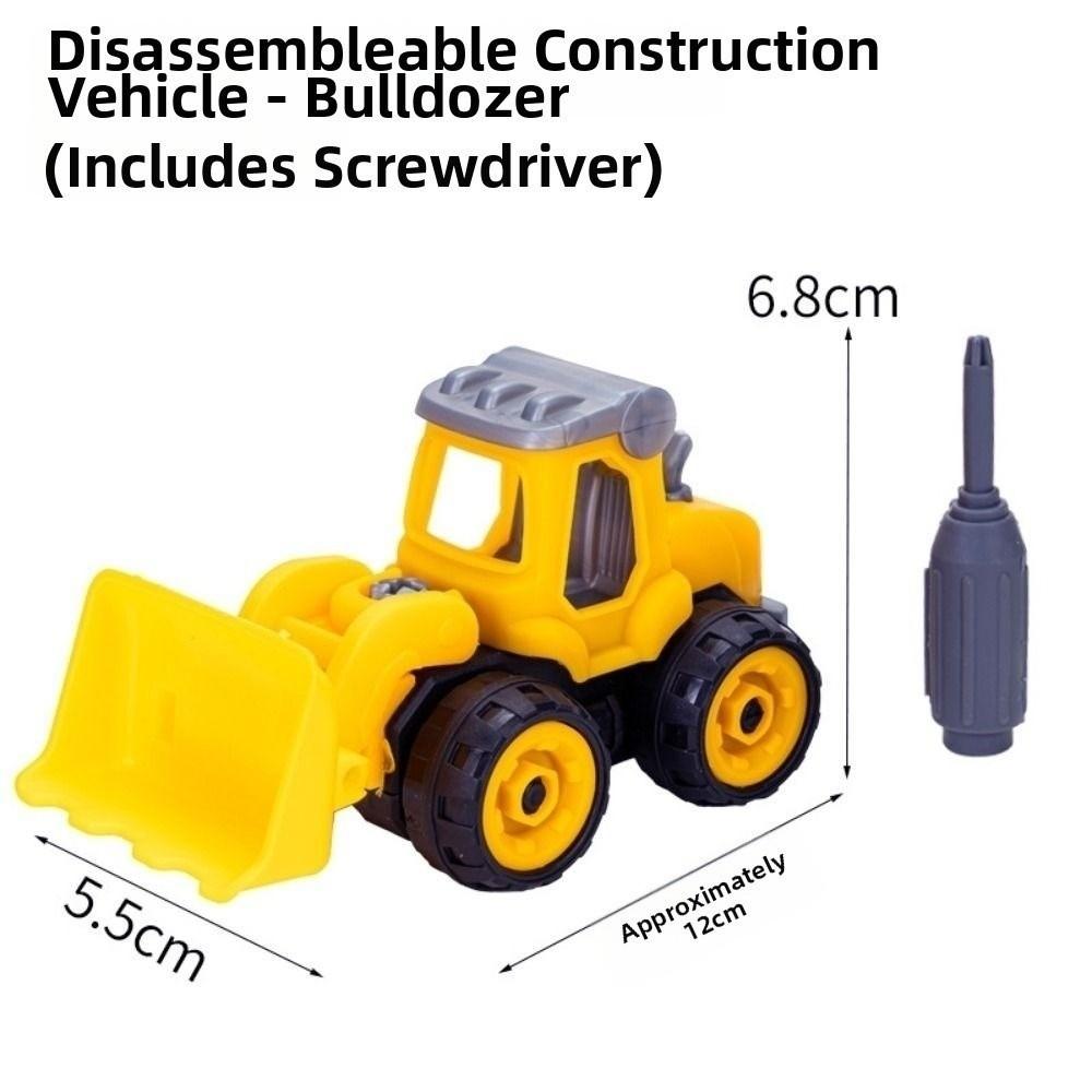 Plastic Tractor Excavator Bulldozer Drop Resistant Simulation Diecast Crane Truck Model for Boys