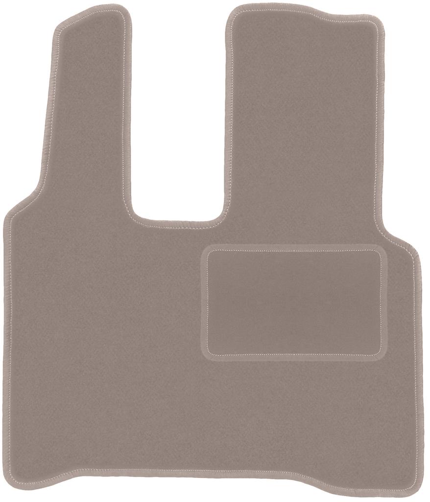 Beige driver's mat for: Mercedes Actross MP4 truck (2011-)