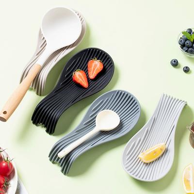1/4 шт силиконовый держатель для ложки кухонная подставка для ложки утварь термостойкие полки для хранения кухонные принадлежности кухонные принадлежности для приготовления пищи кухонные принадлежности